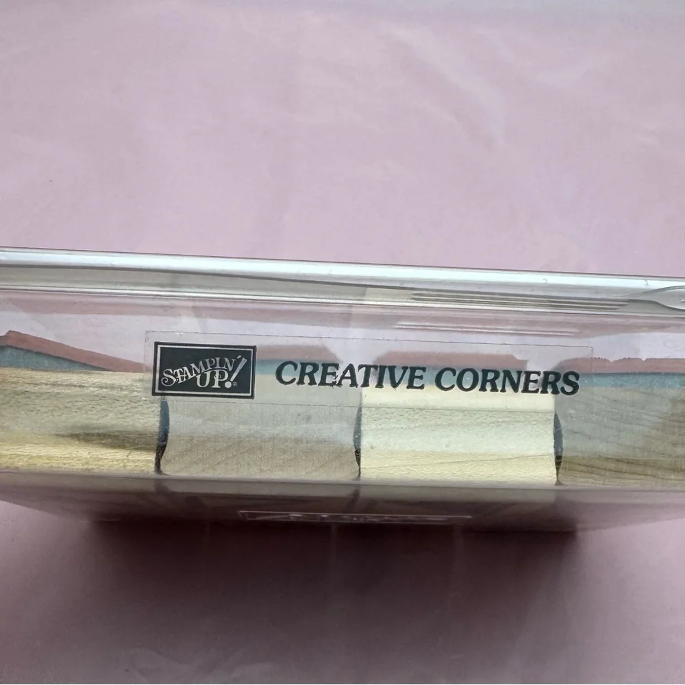 Stampin’ Up! Creative Corners Rubber Stamp Set (1999) ✨